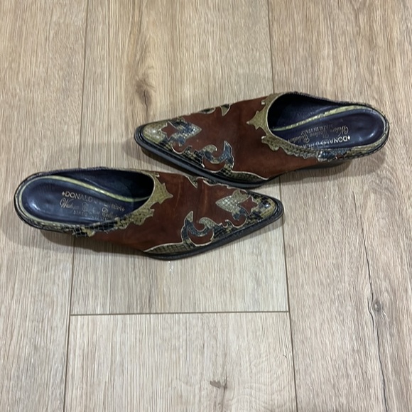 Donald Pliner Womens Size 6 Western Mule Couture Clogs - Picture 16 of 16